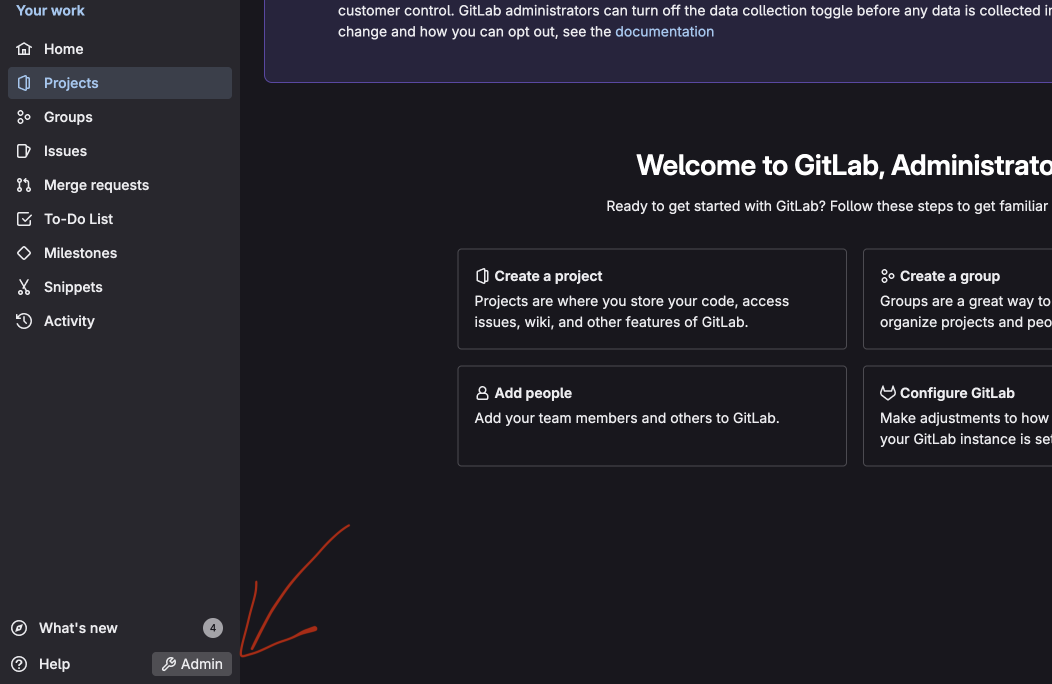 admin-area-on-gitlab