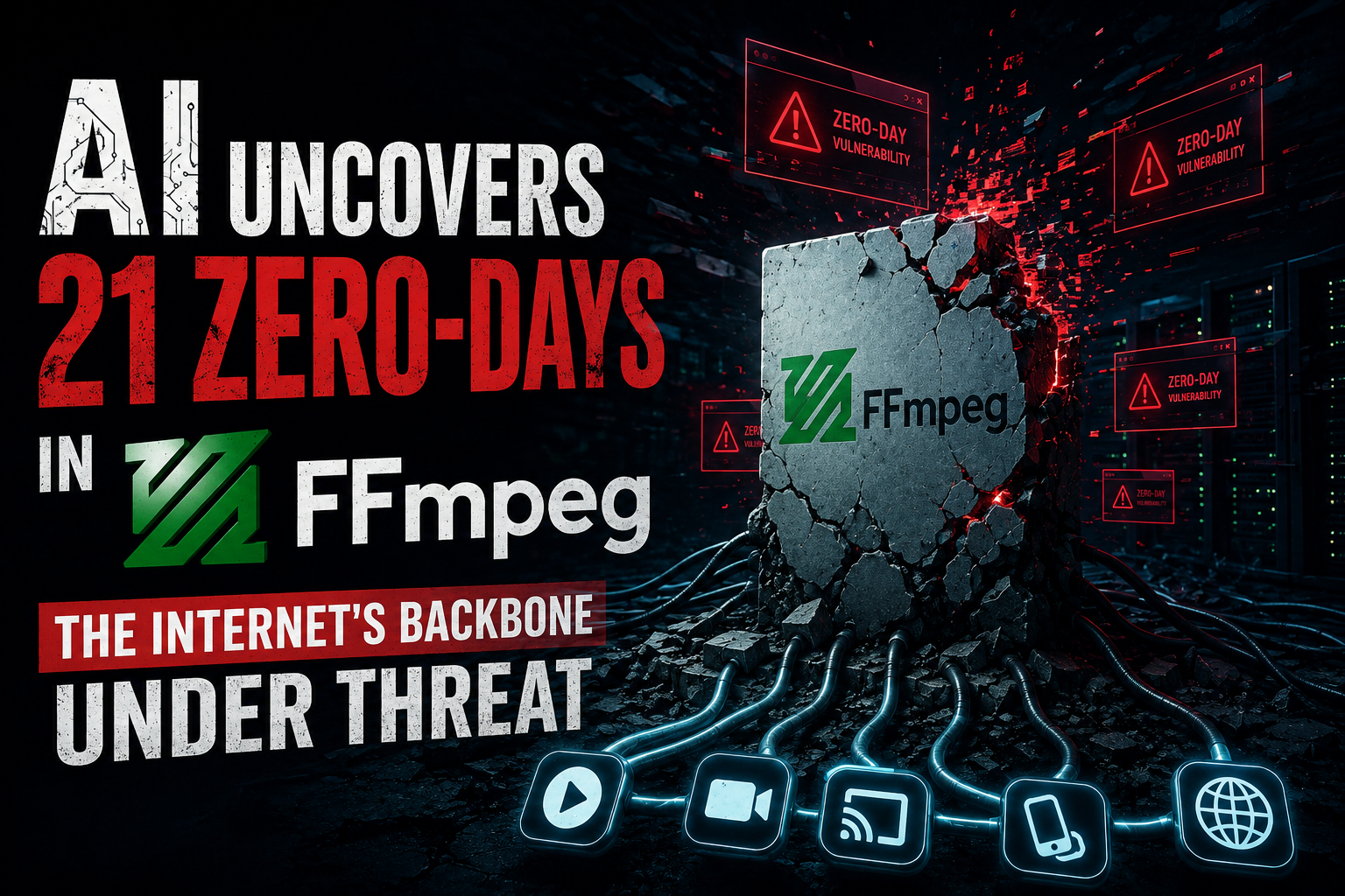AI Uncovers 21 Zero-Days in FFmpeg: The Internet's Backbone Under Threat