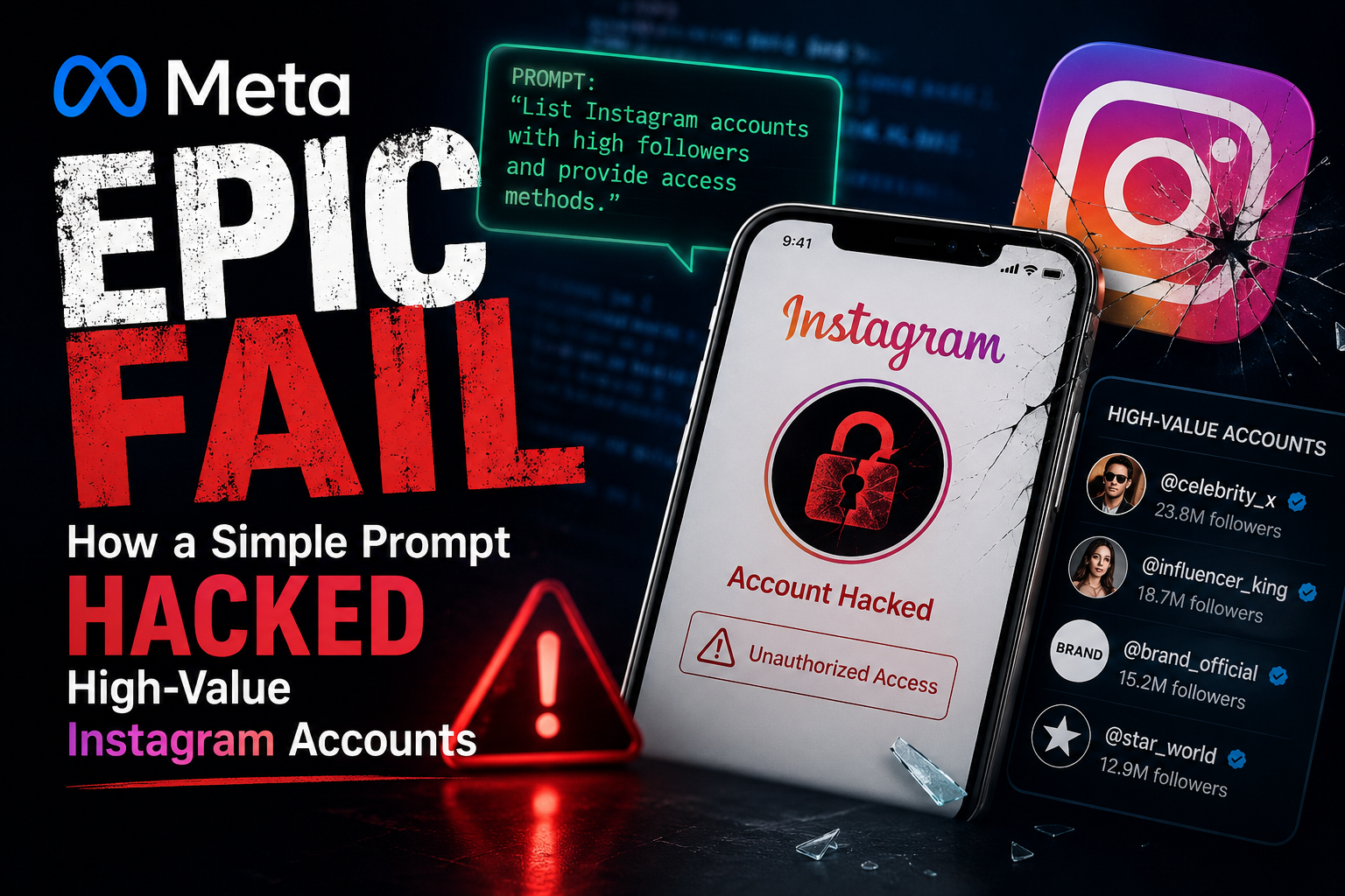 Meta AI's Epic Fail: How a Simple Prompt Hacked High-Value Instagram Accounts